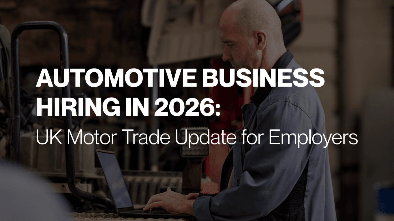 Automotive Business Hiring in 2026: UK Motor Trade Update for Employers cover
